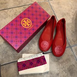 Tory Burch flats, new 8.5